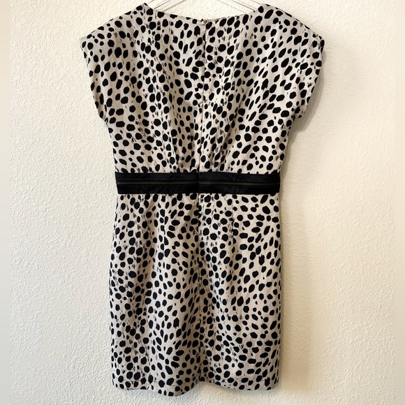 Cheetah print dress with zipper detail - Picture 5 of 5